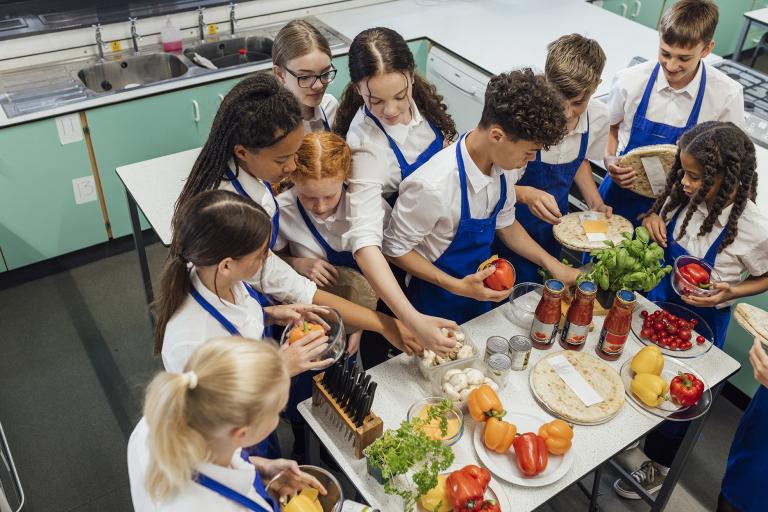 Teenage chefs